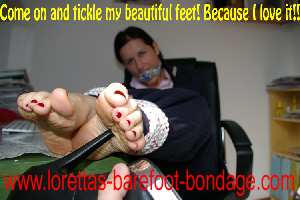 Loretta's Barefoot Bondage