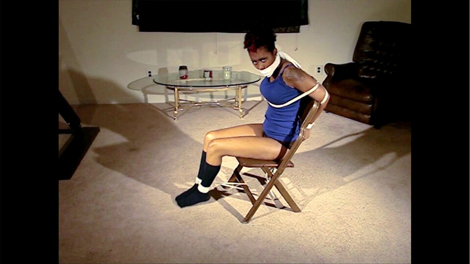 Nykisha-BGBv36 - Chair-tied and Gagged in Panties and Socks