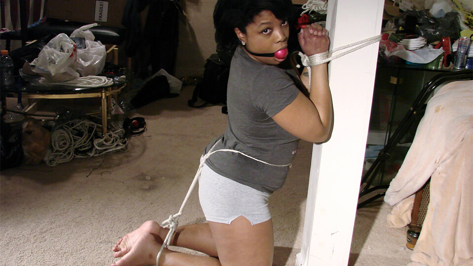 Dark Candy-BGBv41 - Ball-gagged and Barefoot with Riding Crop Bastinado